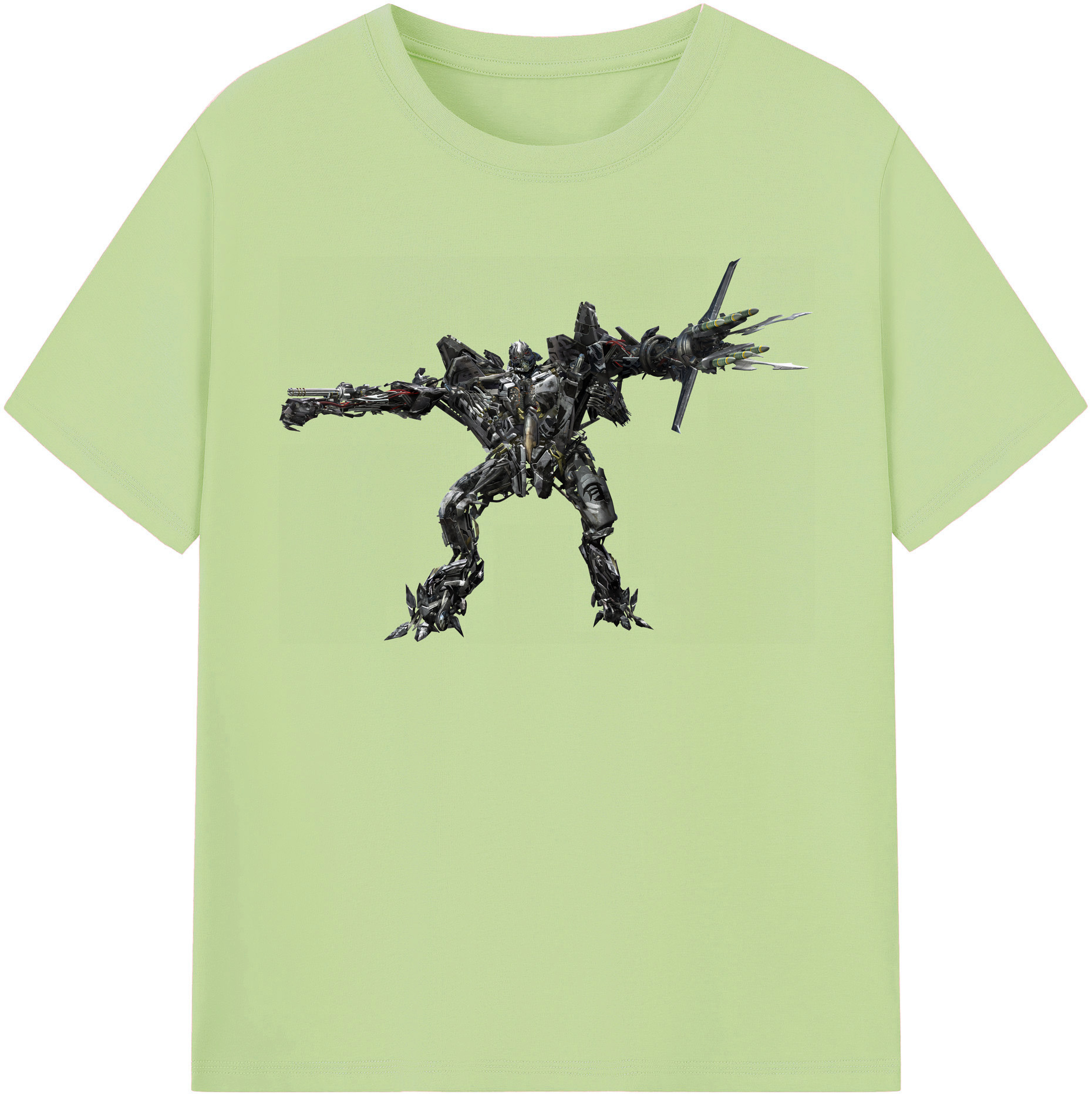 （画像用） Transformers トランスフォーマー 綿100％半袖Tシャツ（フロントプリント）